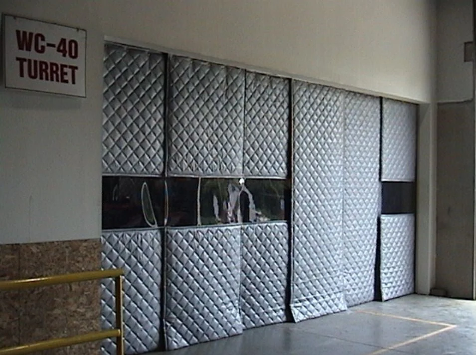Black Industrial Sound Proof Curtains- Dual Sided MLV - Image 13
