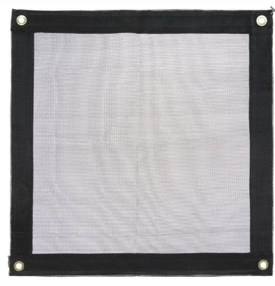 Black Mesh Tarp Heavy Duty,  Fire Retardant - Image 3