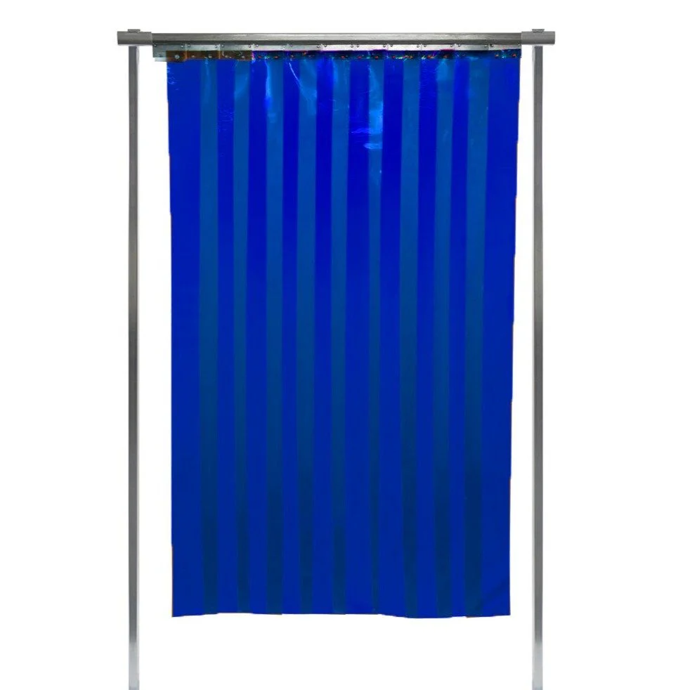 Blue Welding Strip Curtains - Image 3