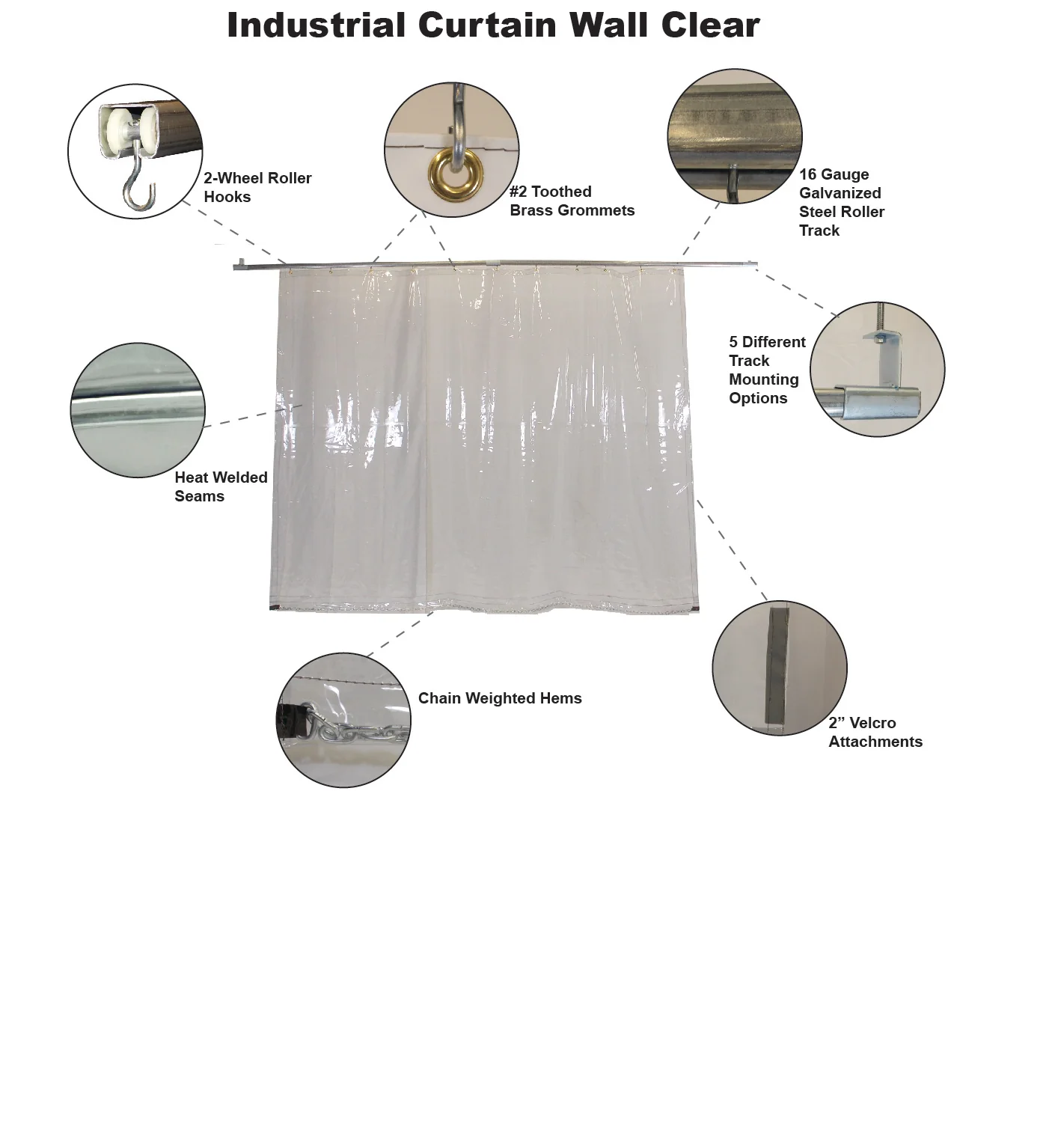 Clear Vinyl Curtains Outdoor & Indoor - Retractable Enclosures - Image 6