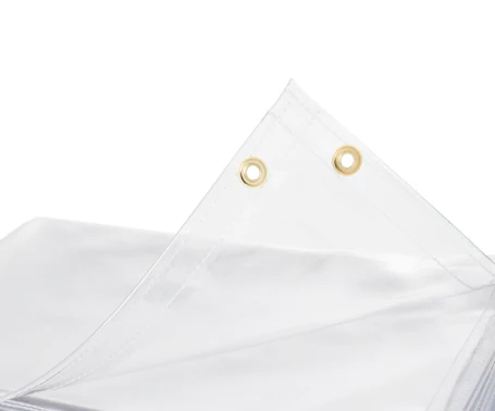 Clear Vinyl Curtains, Clear Barrier Curtains ,Transparent 16 Mil PVC - Clear Welding Curtains - Image 3