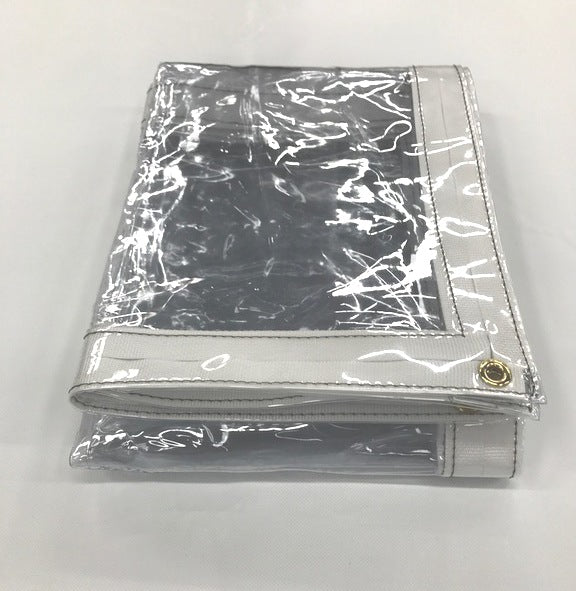 20 Mil Clear Vinyl Tarps - Fire Retardant - Image 3