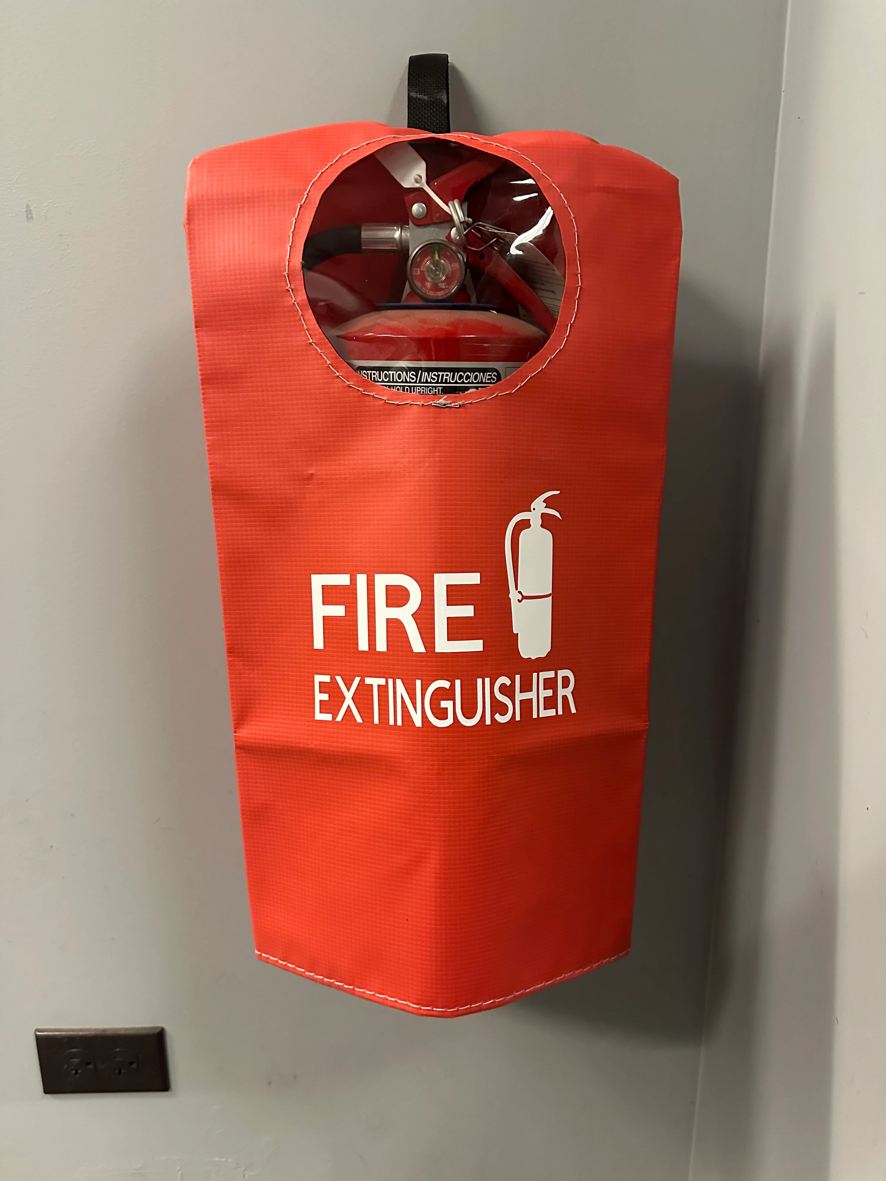 Fire Extinguisher Cover - Small With Window - Heavy Duty - Image 3