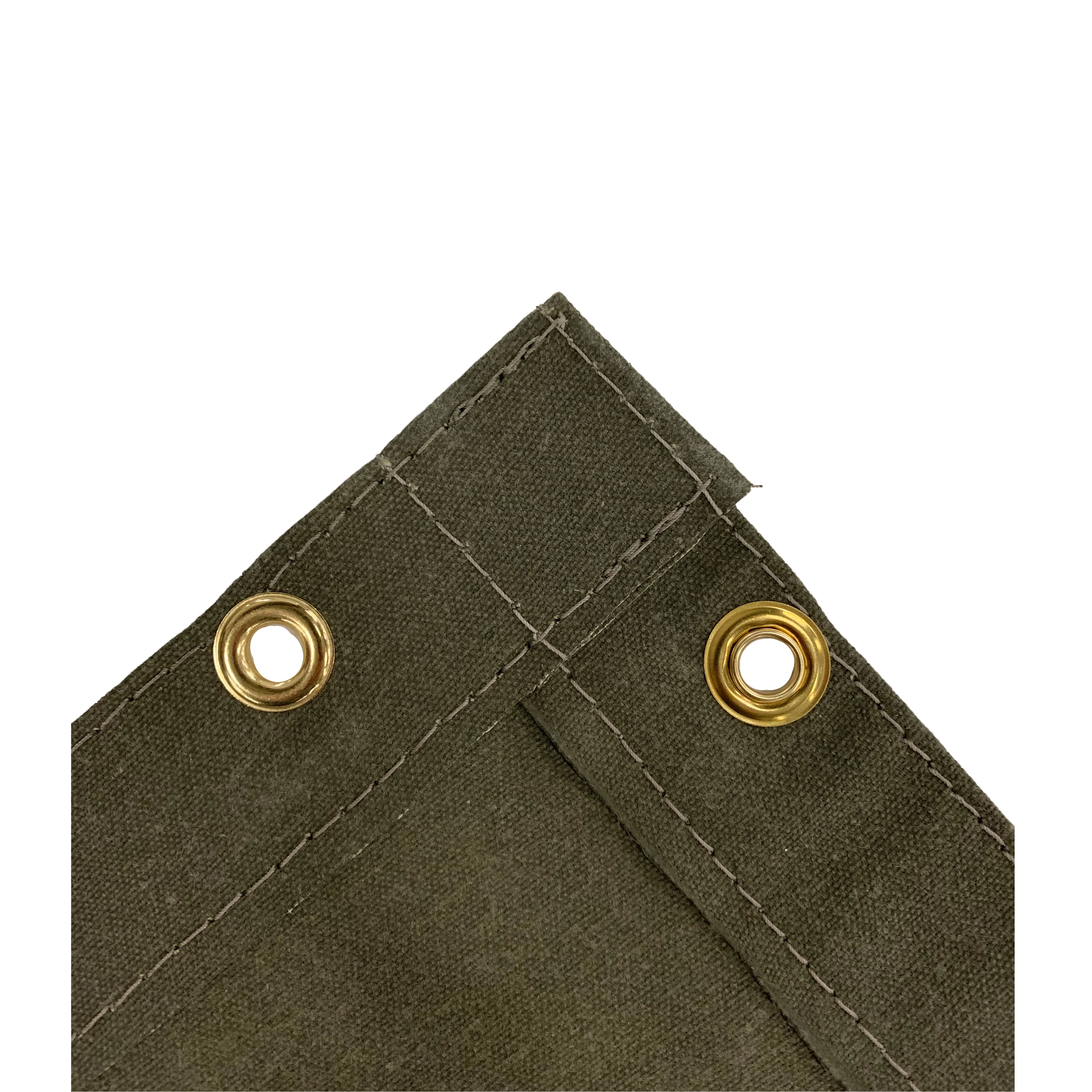 Canvas Tarps 16 oz, Olive Drab, Water Resistant - Image 4