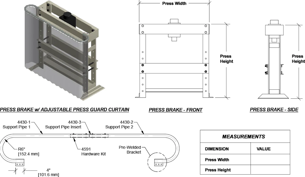Hydraulic Press Guard Curtains - Image 4