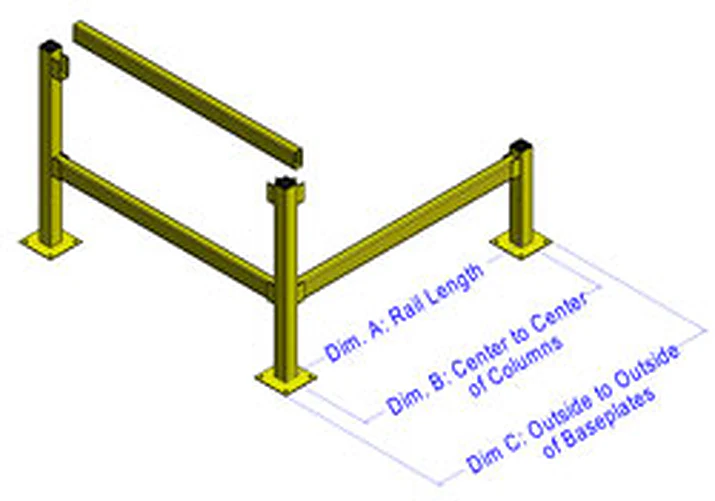 Lift Out Guard Rails - Modular - Image 3