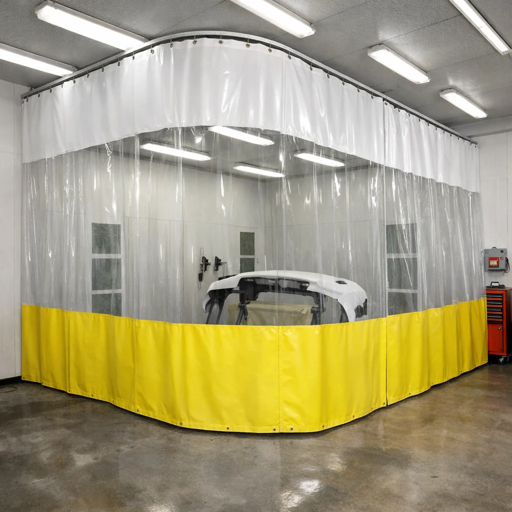 Paint Spray Booth Curtains - Body Shop Curtains - Image 3