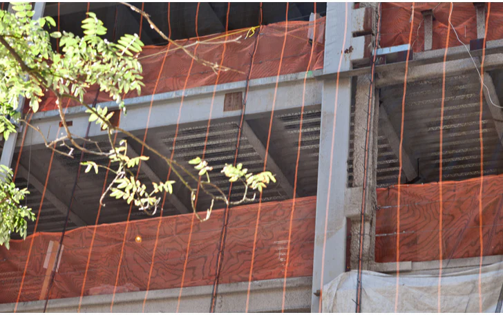 Safety Netting - Fire Retardant - Orange - Image 3