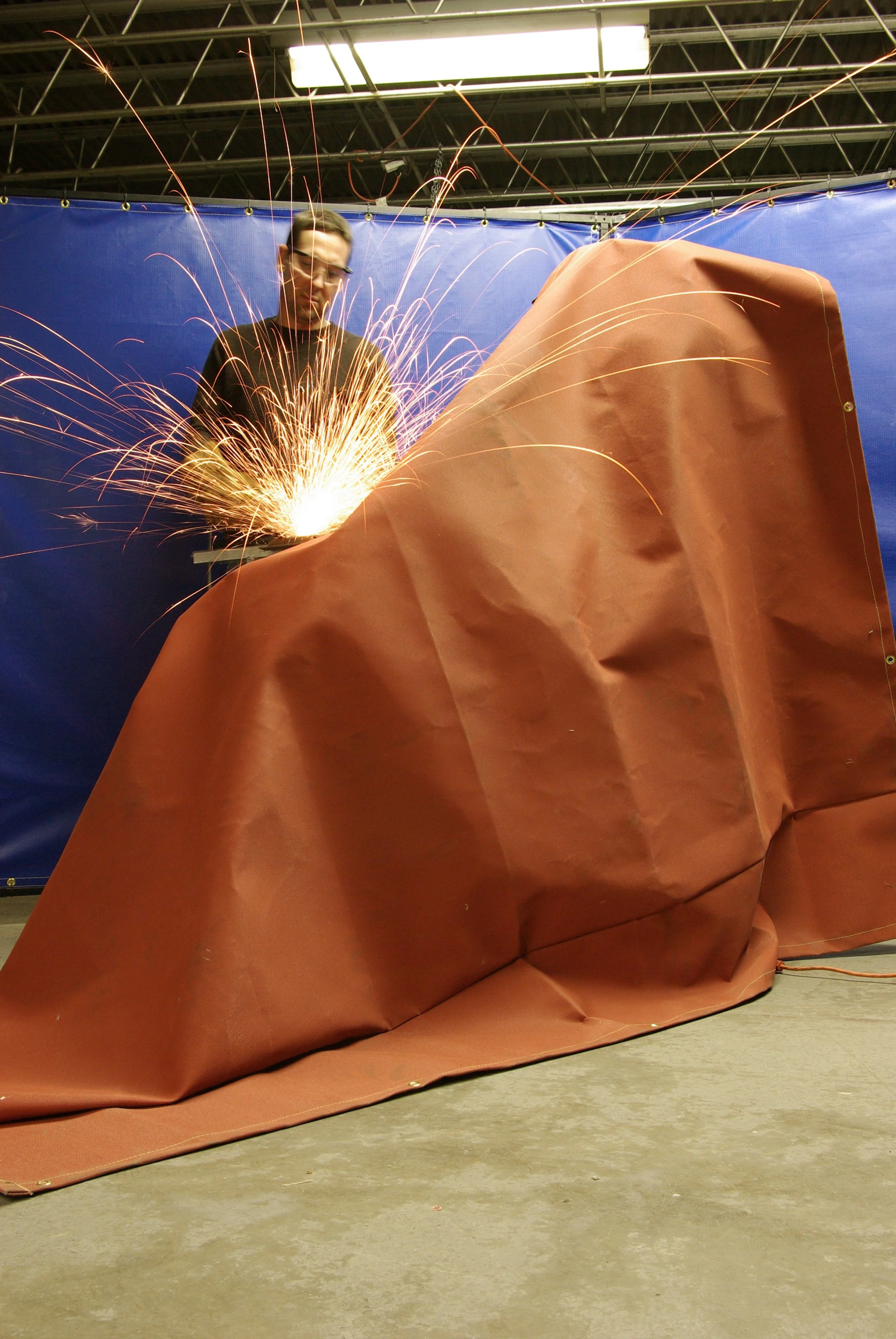 Welding Blankets - Silicone Coated Fiberglass - Red Spark - 32 oz - Image 3