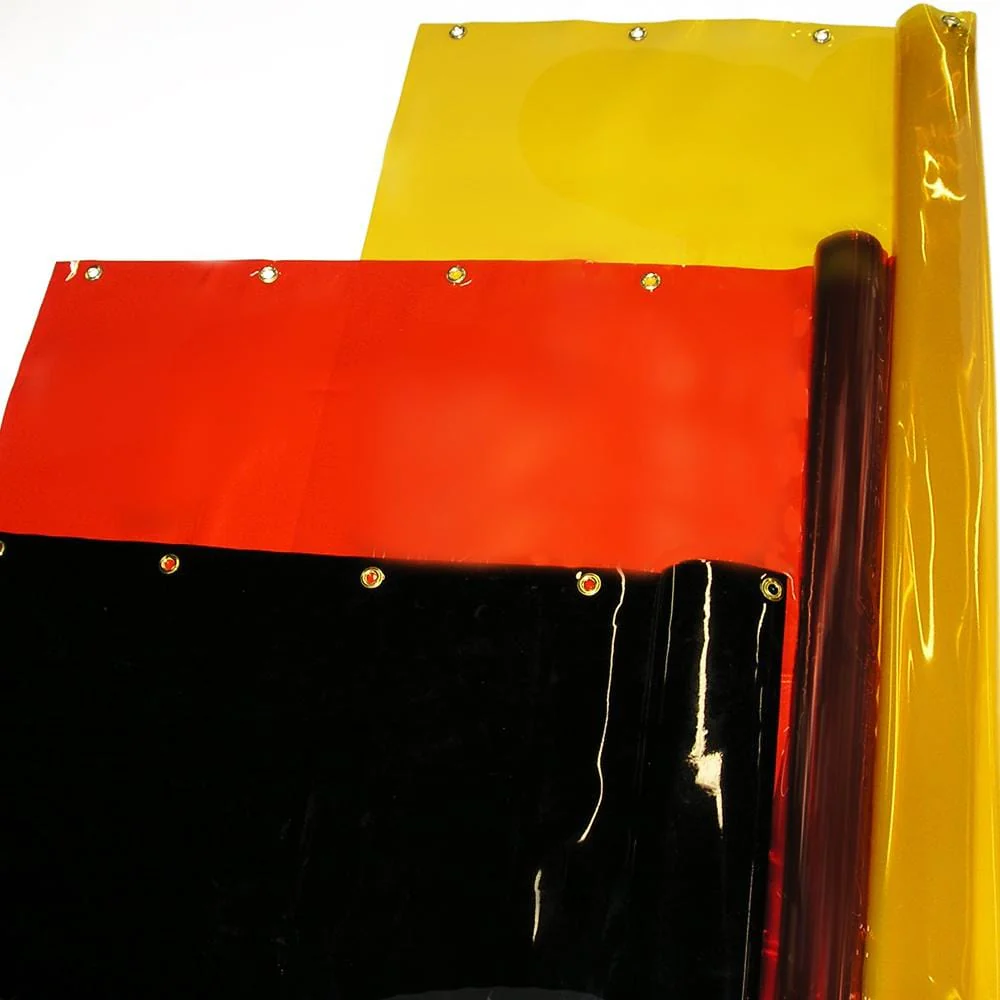 Welding Curtain Rolls 5'-4" x 50' - Yellow, Orange, Blue, or Dark Green