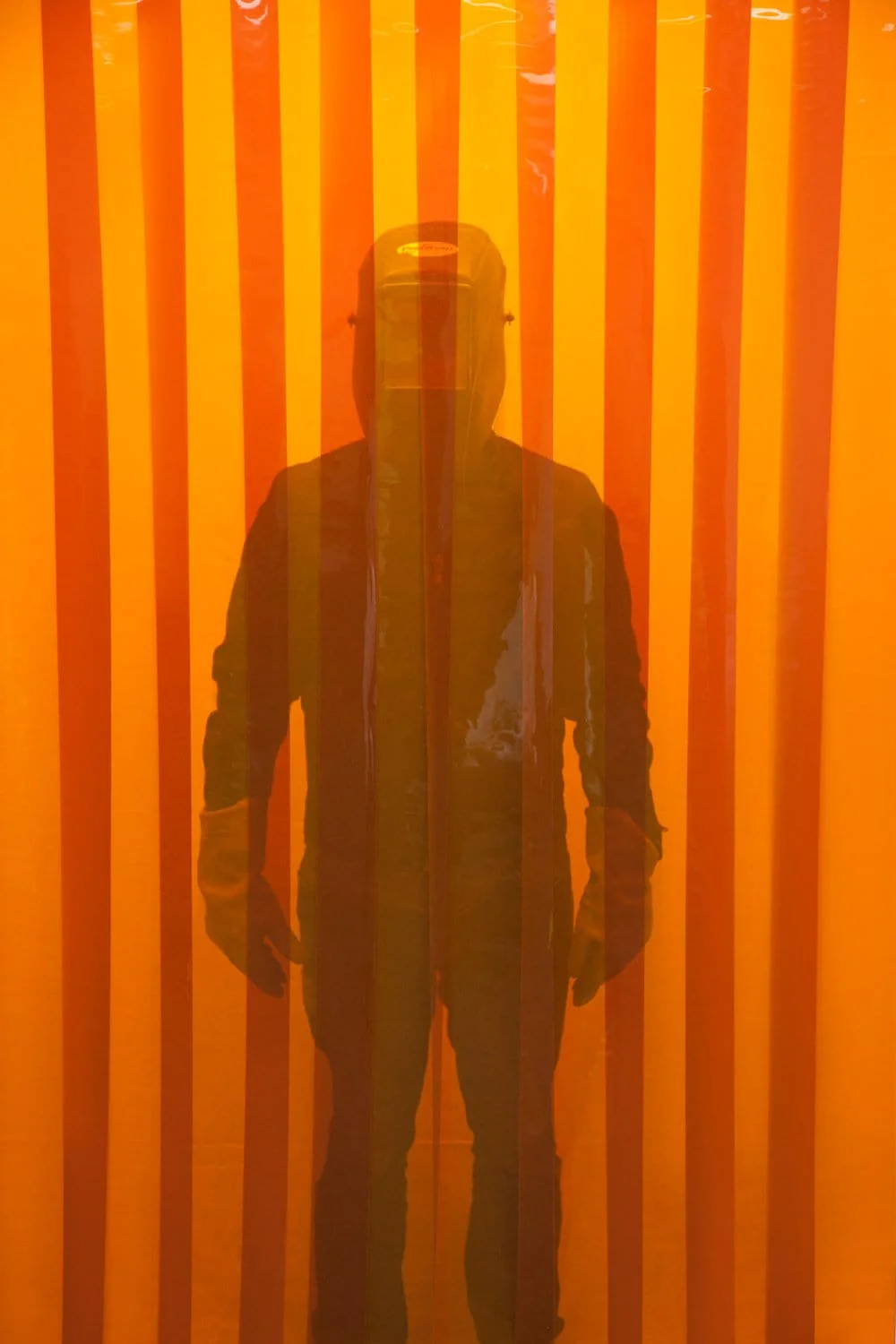 Welding Strip Curtains & Door Kits - Orange / Red - Image 3